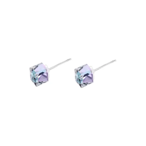 ROYALSASA Alloy, friday Crystal Stud Earrings Women's