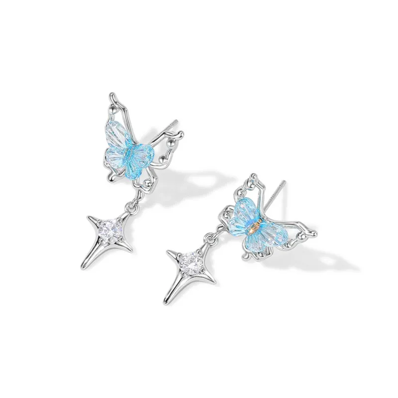 DODOGOGO S925 Silver Earrings Women's-2
