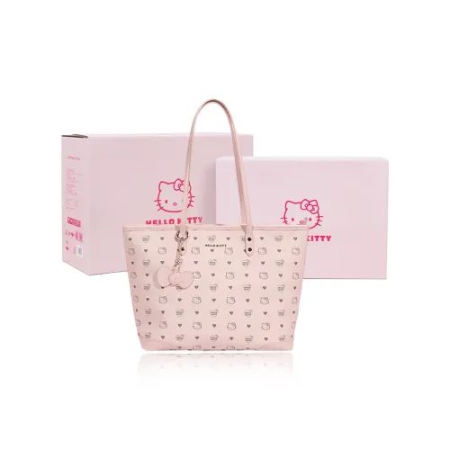 MESUCA Sanrio Hello Kitty Series Synthetic Leather One Shoulder Underarm Bag Handbag Regular Women's Pink