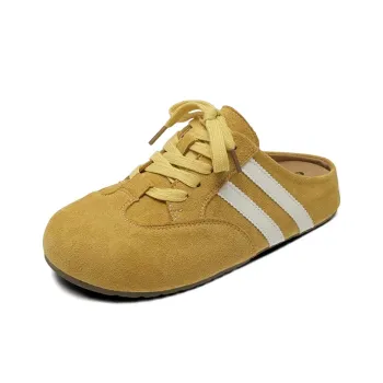 SHUXIAOBEI Abrasion Resistant Slip Resistant Closed Toe Slippers Women's