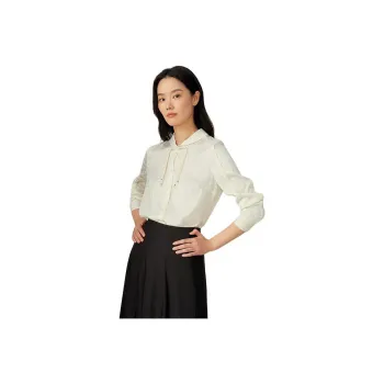 Yiner Shirt Women's Cream White
