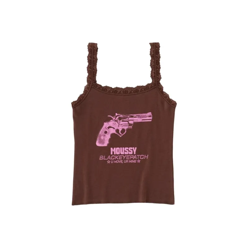 MOUSSY BlackEyePatch Co brand Tank Tops Women's-0