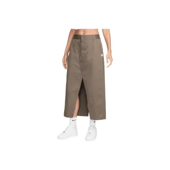 Nike Casual Long Skirt Women's Brown