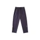 Dark Purple (Zippers/Embroidery/Woven Ankle-Length Pants)
