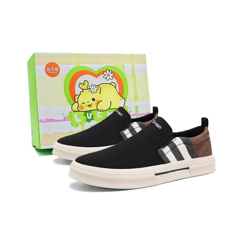 Budding Bear Skateboard Shoes Men Low Top-5