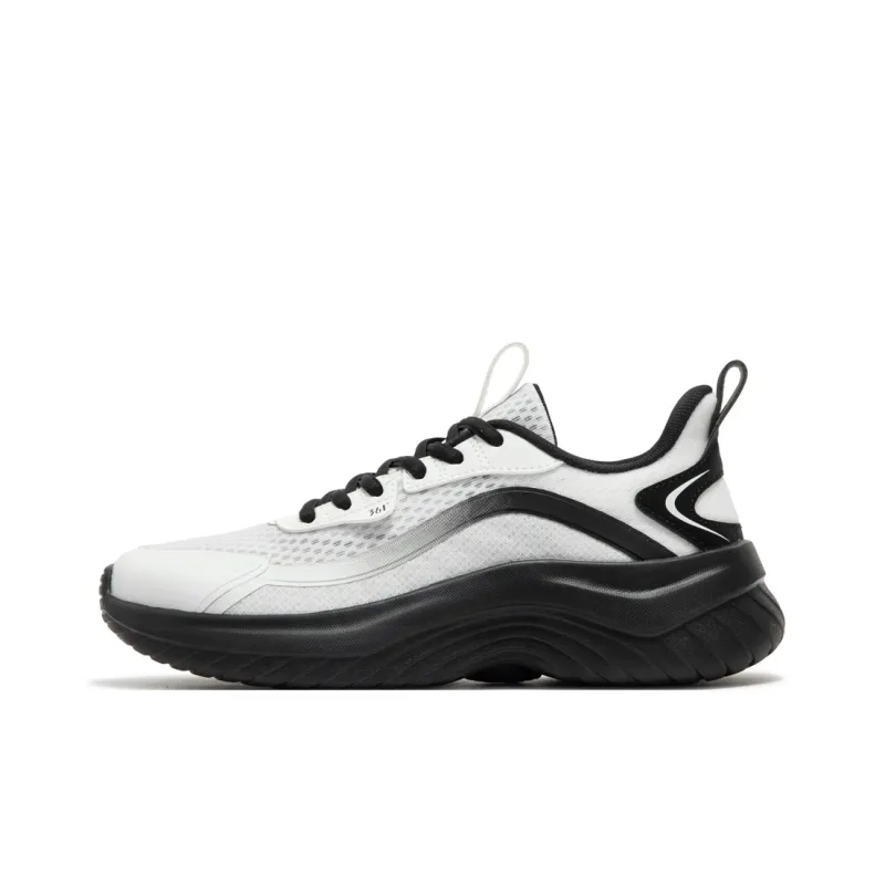 361° Cushioning, Breathable, Lightweight Low Top Casual Running Shoes Women's Soccer Obsidian Black-0