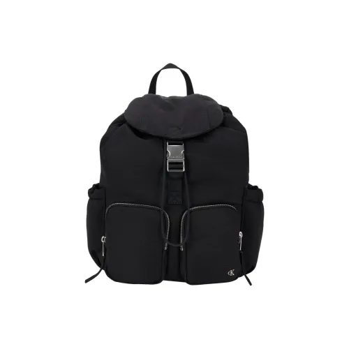 CALVIN KLEIN Fabric Backpack Tubas Women's Space Black
