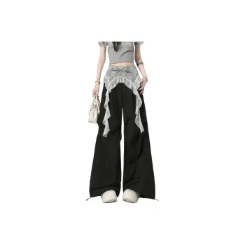 NHZN Casual Pants Women's Black