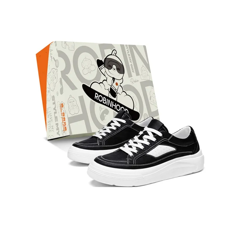 ROBINHOOD Slip Resistant, Abrasion Resistant, Lightweight, Breathable Low Top Skateboard Shoes Men's Box Included-0
