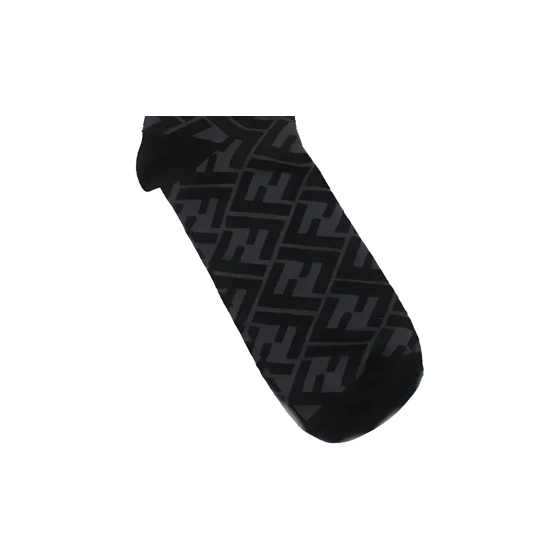 FENDI Knee High Socks Men's 1 Pack Black-4