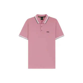 HUGO BOSS Polo Shirt Men's Pink Purple