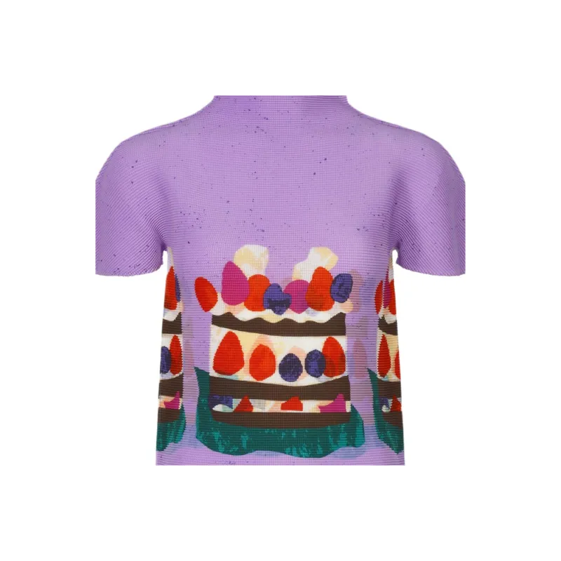 ISSEY MIYAKE T Shirt Women's Purple-1