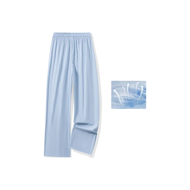 SOIE Casual Pants Unisex Gray White-30