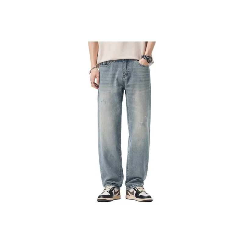 FAIRWHALE Jeans Unisex Light Blue-0