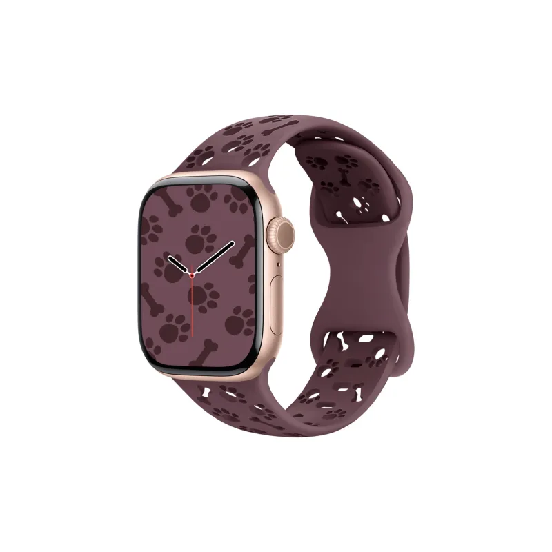 KVZUVUU Apple Compatibility Watch Band Silicone Material-22