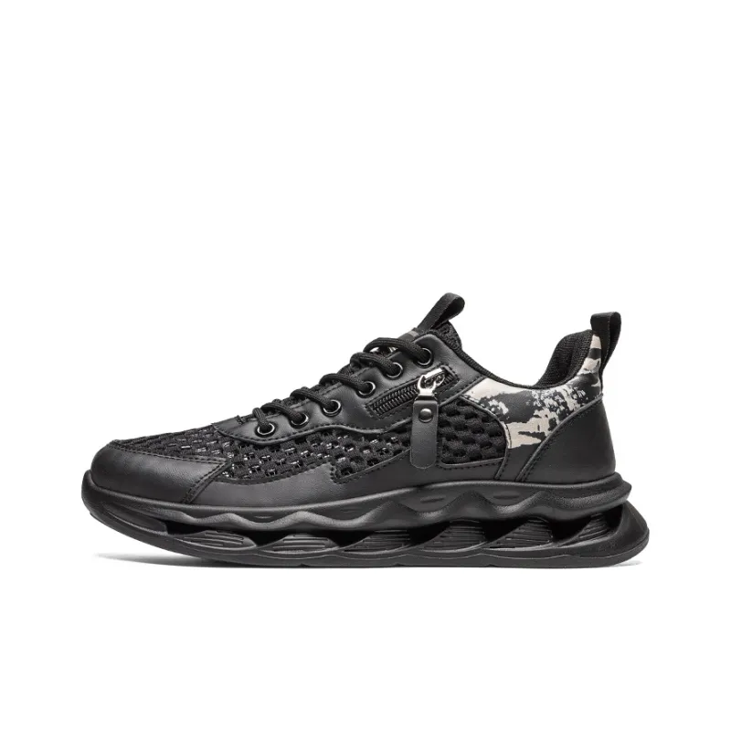 SUPEREDGE Anti Slip Wear Resistant Low Top Casual Shoes Men's-0