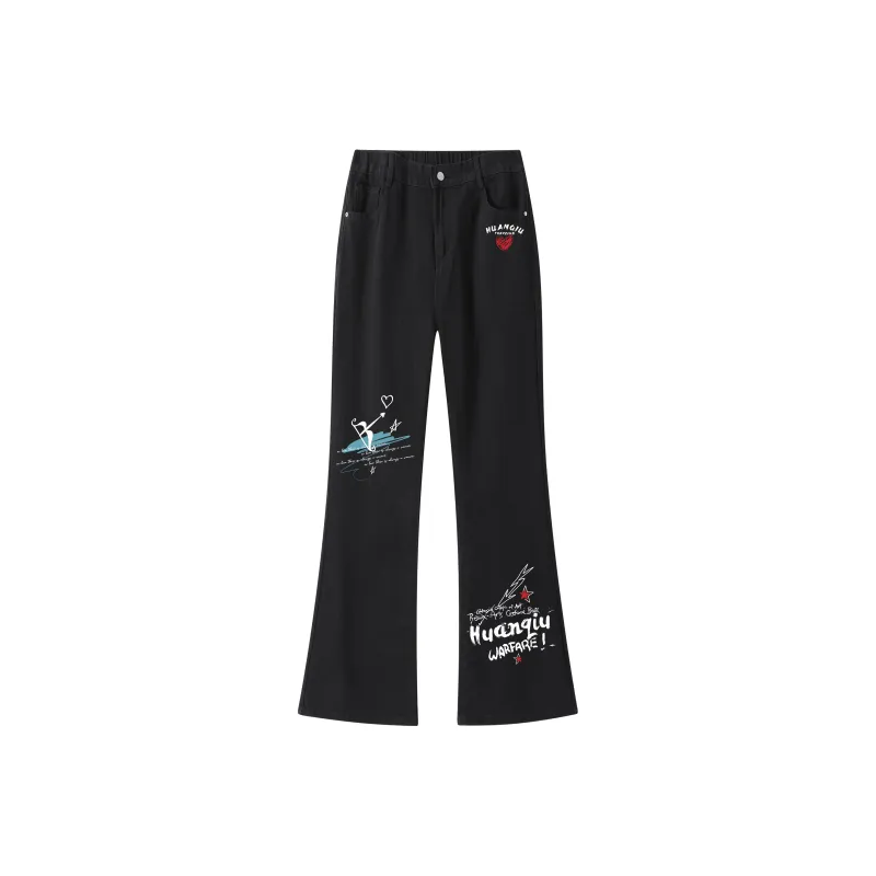 HUANQIU Jeans Unisex-2