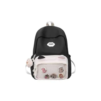 Wolfhorse Nylon With PVC Backpack Unisex Multicolor