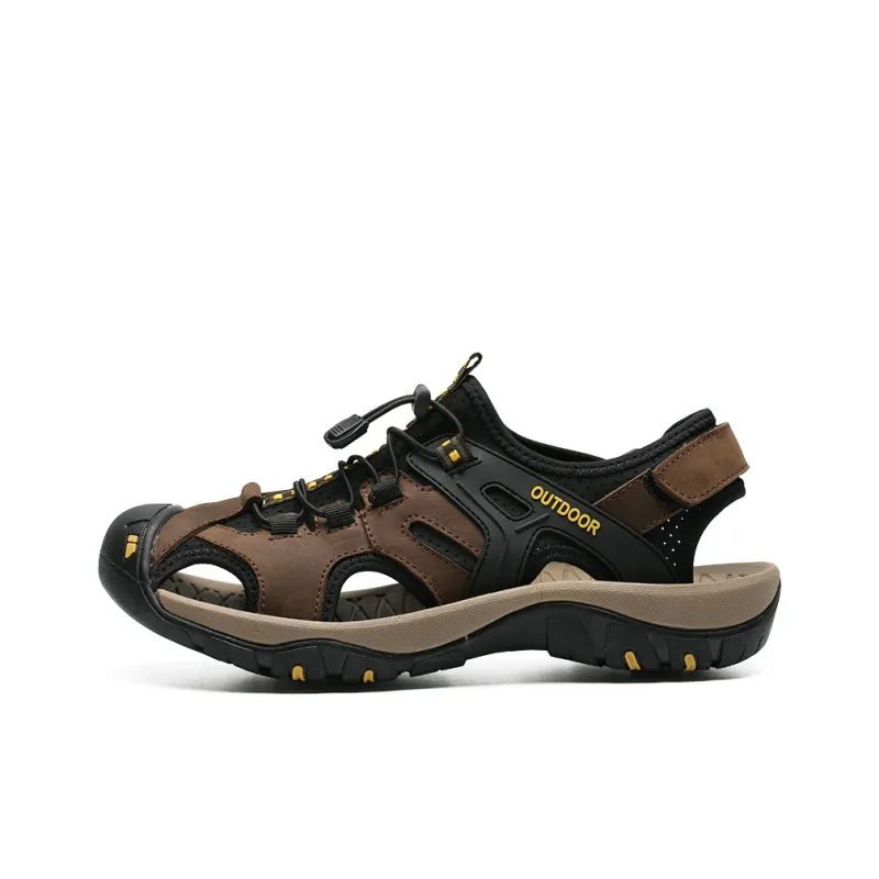 GESENLANG Slip Resistant Breathable Abrasion Resistant River Trekking Shoes Men's-5