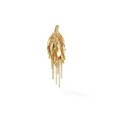 Wheat Ear Stud Clip-on Earrings (Left)