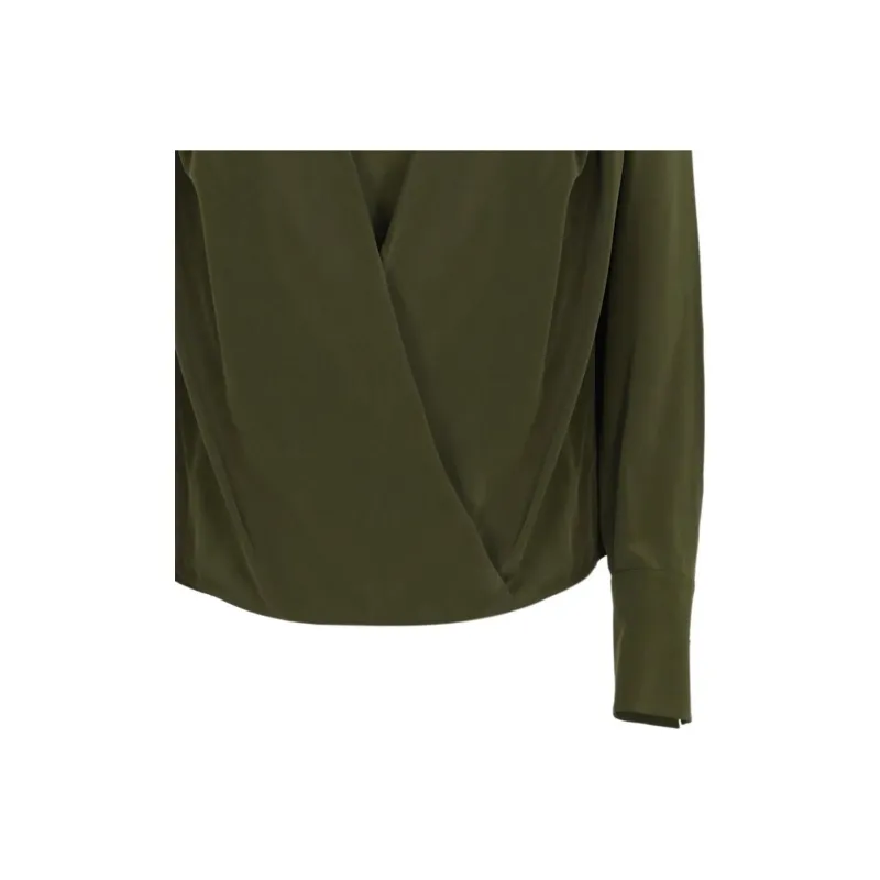 MaxMara Studio V Neck Long Sleeved Top-3