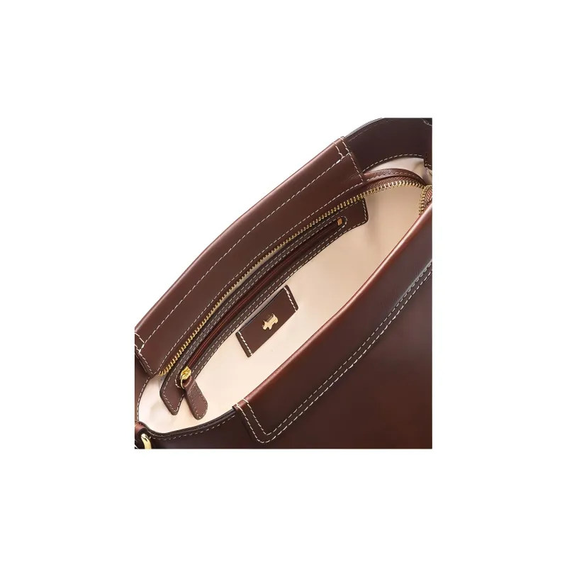 RADLEY Sheepskin Bucket Bag, Handbag, Shoulder Bag, Crossbody Bag Women's Brown-2