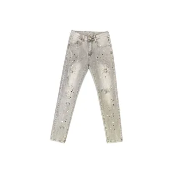 RASHOMONG Jeans Unisex Gray