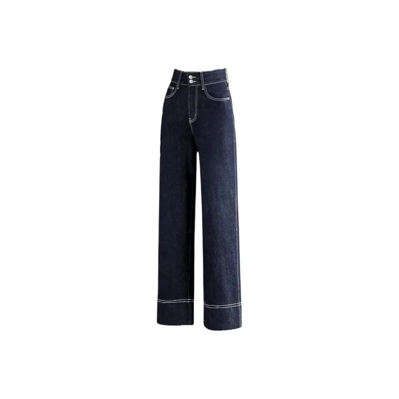 Weixi Jeans Women's Dark Blue-0