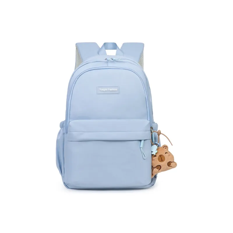 Meow In The Grass Oxford Backpack Regular Unisex Yellow/Pink/Blue/Black/Green-11