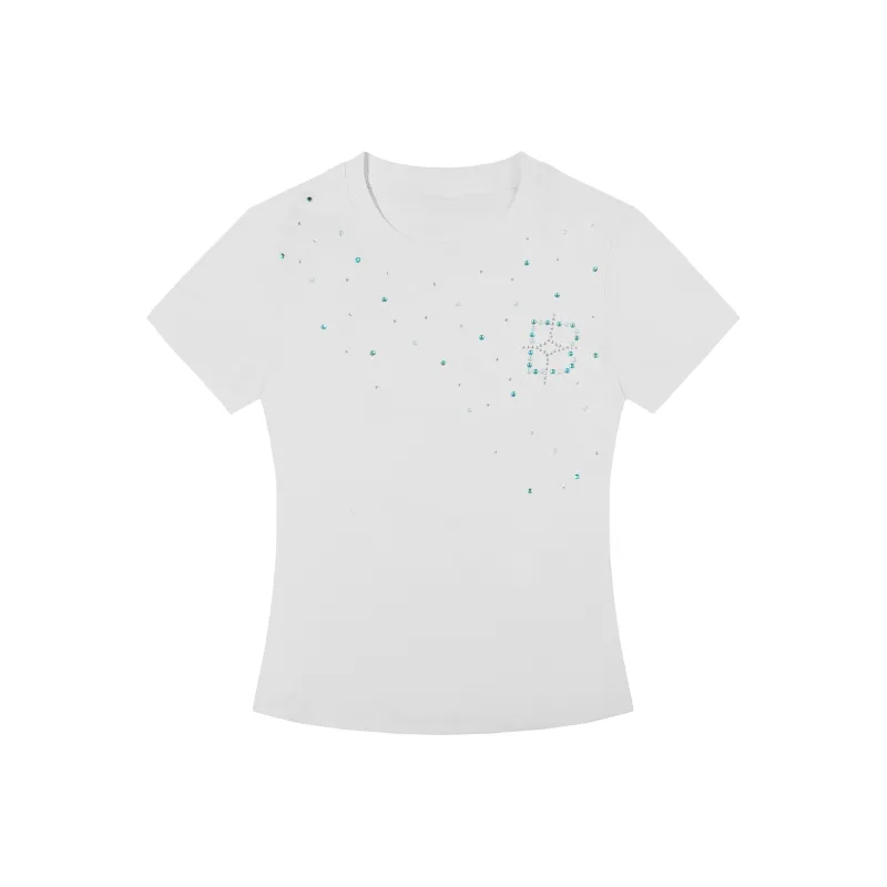 BIPOLAR Set in Sleeve Short Sleeved T Shirts Women's-0
