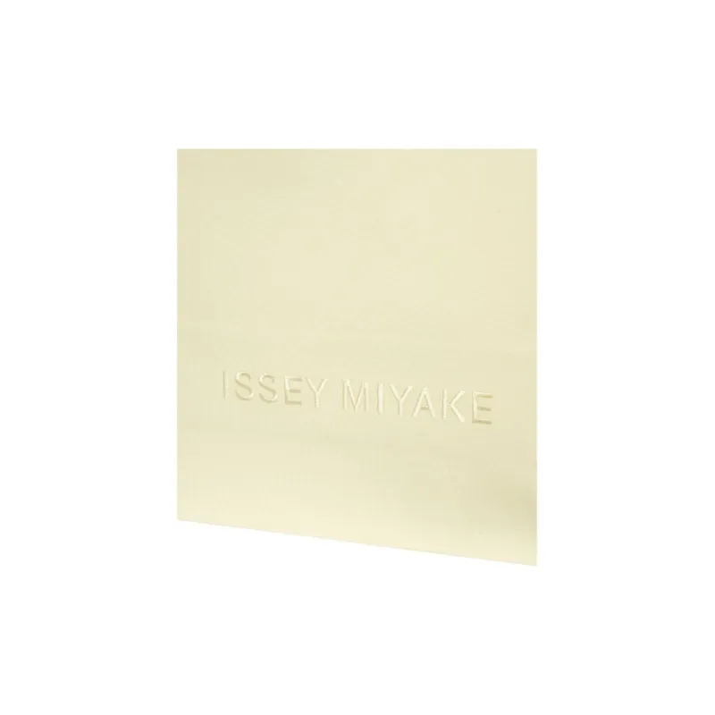 ISSEY MIYAKE Japanese Washi Fabric Tote Bag, Shopping Bag, Handbag Women's Yellow-3