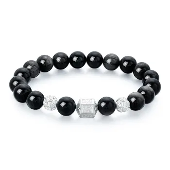 Lao Feng Xiang Obsidian Bracelets Unisex