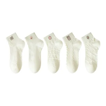 PLANDOO Mid Calf Socks Women's 5 Pack