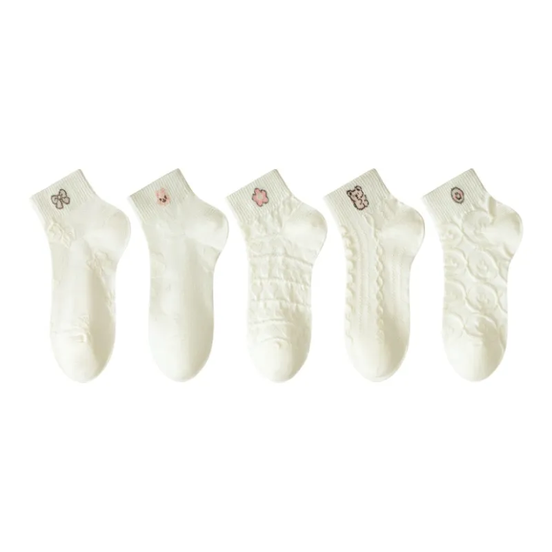 PLANDOO Mid Calf Socks Women's 5 Pack-0