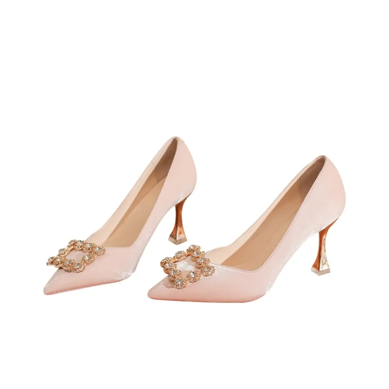 TADSW Chunky Heel High Heels Women's-2