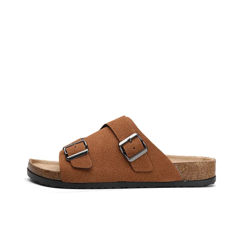 YUZHAOLIN EVA Rubber Sole Slip Resistant Abrasion Resistant Slide Slippers Unisex-5