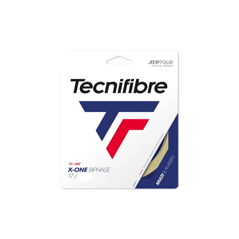 TECNIFIBRE Tennis Racket Strings Nylon, Polyurethane Unisex 12m Natural-0