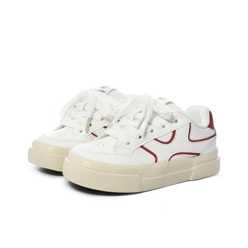 The New Age Family Low Top Skateboard Shoes Women's White-1