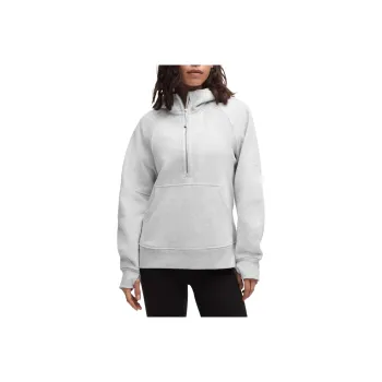 Lululemon Scuba Oversized Sweatshirt Women's Super Light Gray Heathered Core Ultra Light Gre