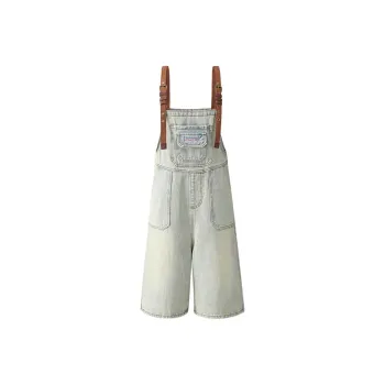 Wen Shan Overalls Women's Yellow Mud