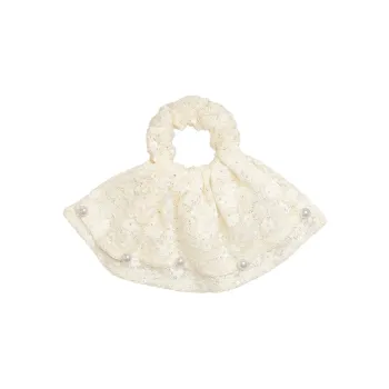 SHINE Fabric, Synthetic Pearl Hair Tie Women's