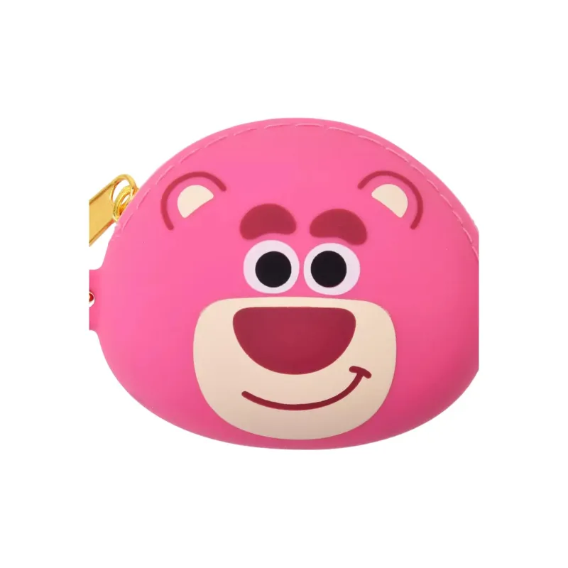 Disney Leather Coin Purse Unisex Pink-4