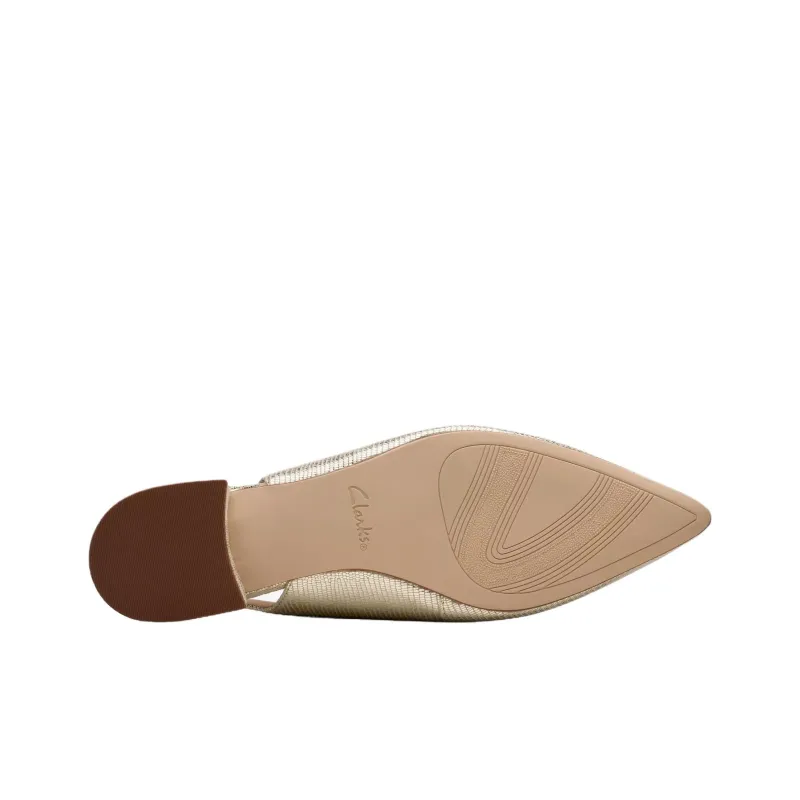 Clarks Sensa 15 Shine Casual Single Shoes 1.5cm Women's Champagne-5