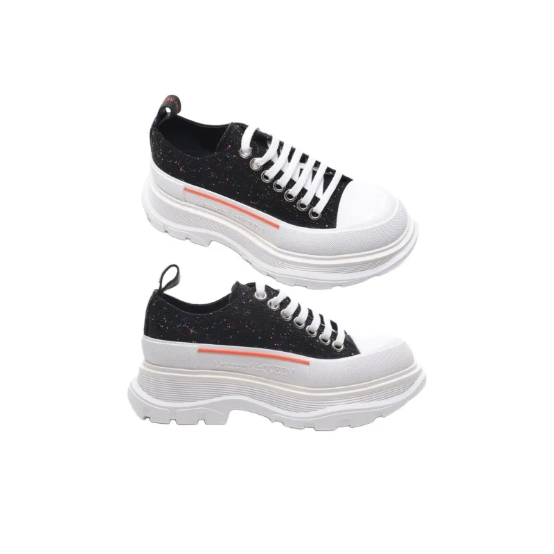 Alexander McQueen Tread Slick Low Top Casual Shoes Women's Black-2