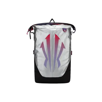 Anta Irving Series PU Backpack Regular Unisex Black Silver