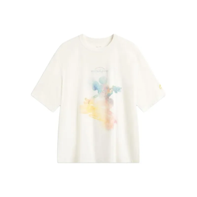 LINING T Shirts Unisex White-0