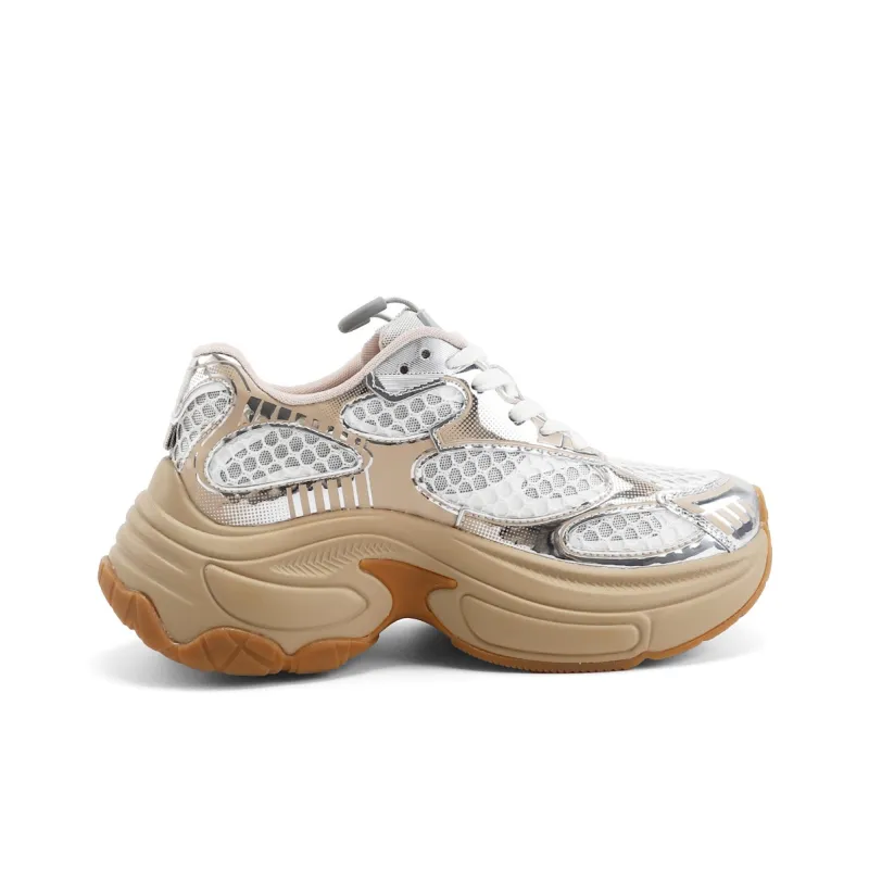 TOM TAILOR Height Increasing, Breathable, Lightweight Low Top Chunky Sneakers Women's-11
