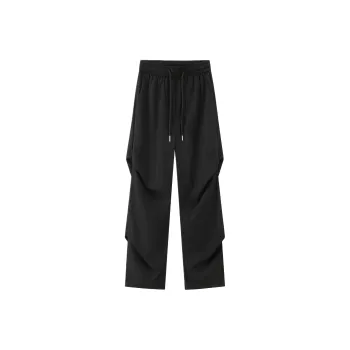 SOIE Casual Pants Unisex Gray White