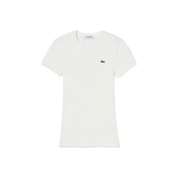 LACOSTE Logo patch Cotton T shirt