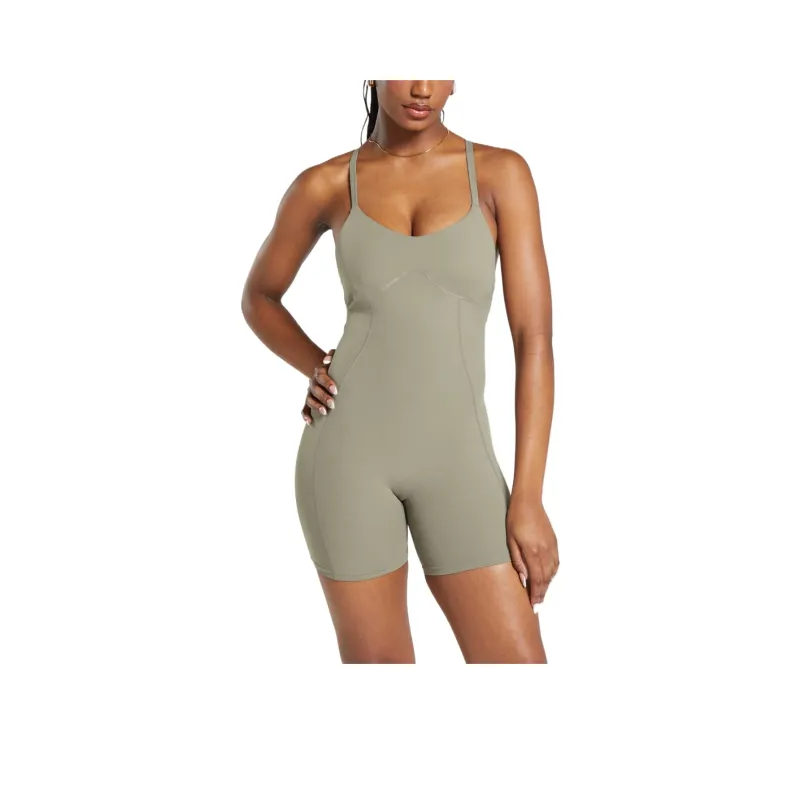 GYMSHARK Workout Clothing Women's Linen Brown-0